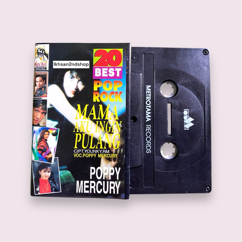 Kaset Pita 20 Best Pop Rock Poppy Mercury