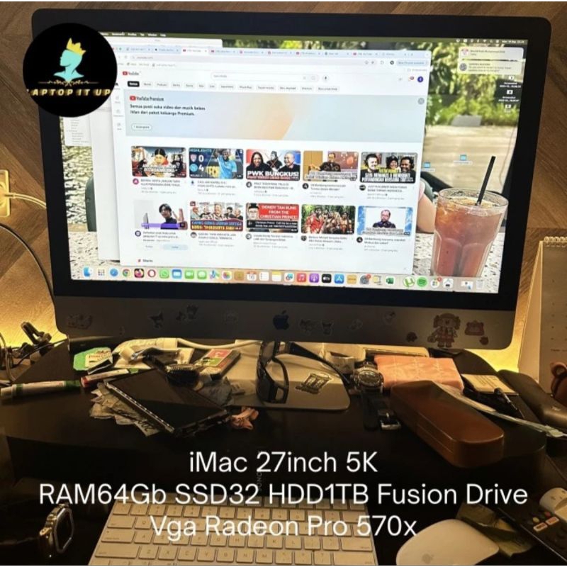 Apple iMac core I7 / I5 27Inch 5K 2019  RAM 64GB 21,5  INCH