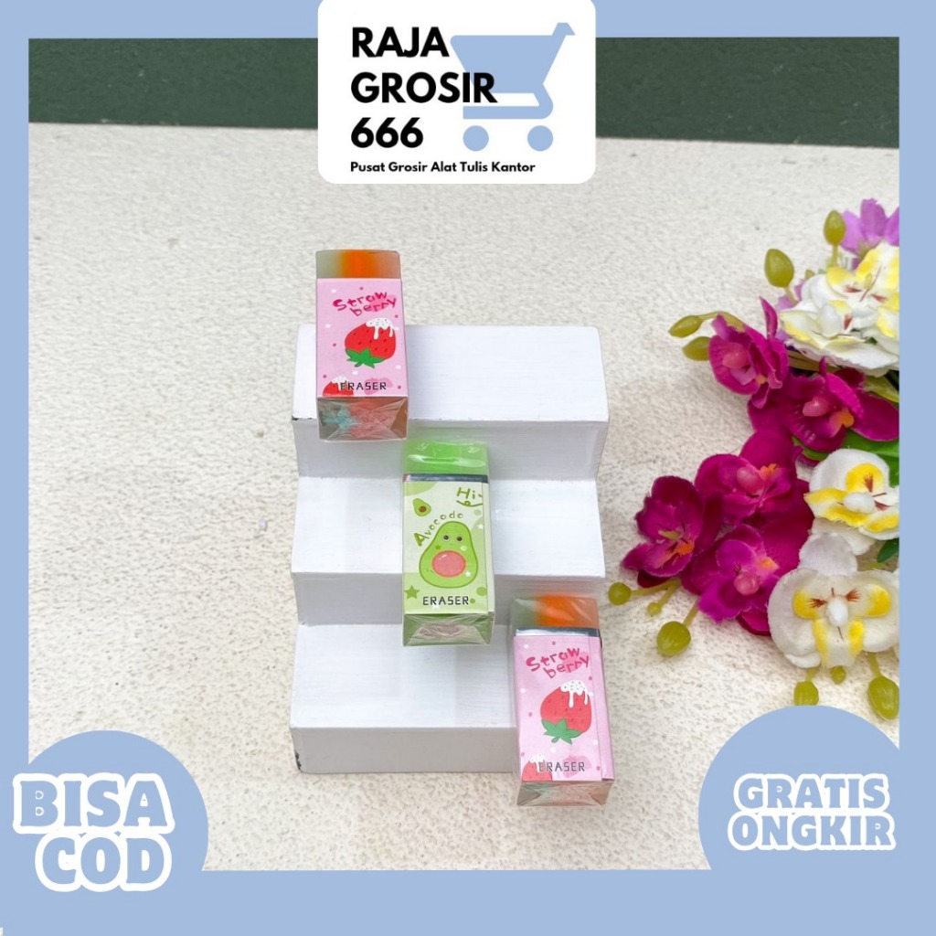 

PENGHAPUS KOTAK MOTIF BUAH ER-1501 ERASER HAPUSAN LUCU IMUT KADO UNIK COD