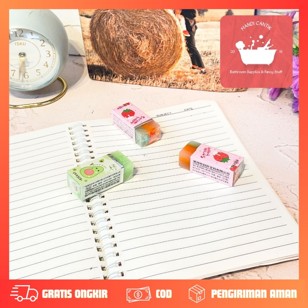 

PENGHAPUS KOTAK MOTIF BUAH ER-1501 ERASER HAPUSAN LUCU IMUT KADO UNIK COD