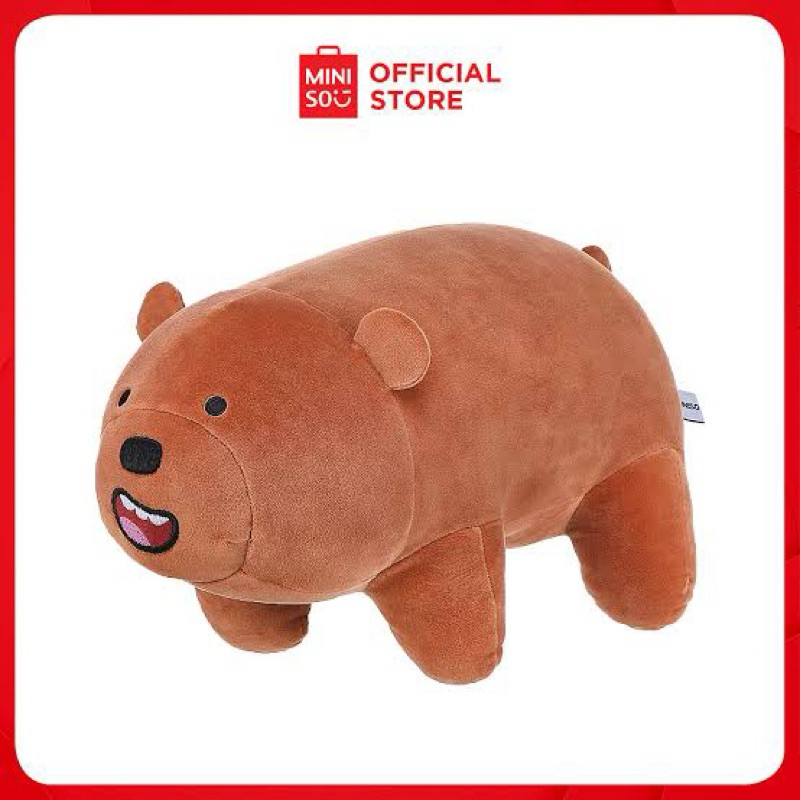 Miniso Grizzly Plush Toy / Miniso bonek grizzly we bare bears