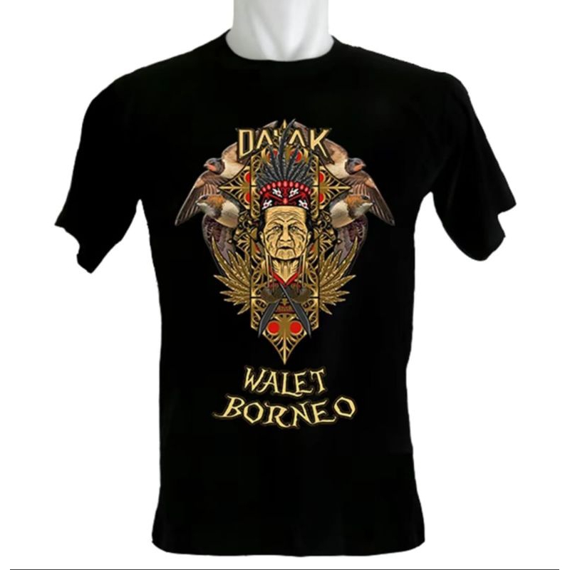KAOS DAYAK WALET BORNEO