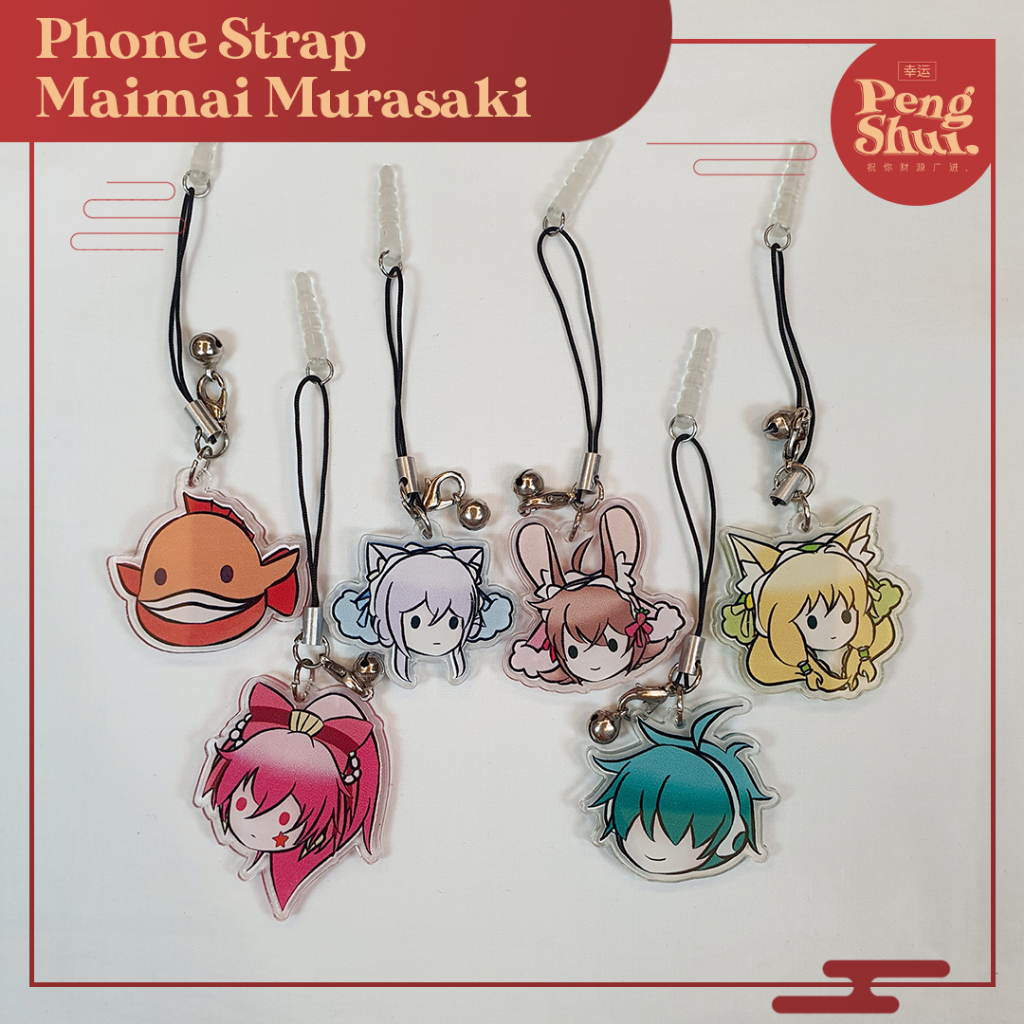 Phone Strap Gantungan Handphone Keychain Anime Maimai Phonestrap
