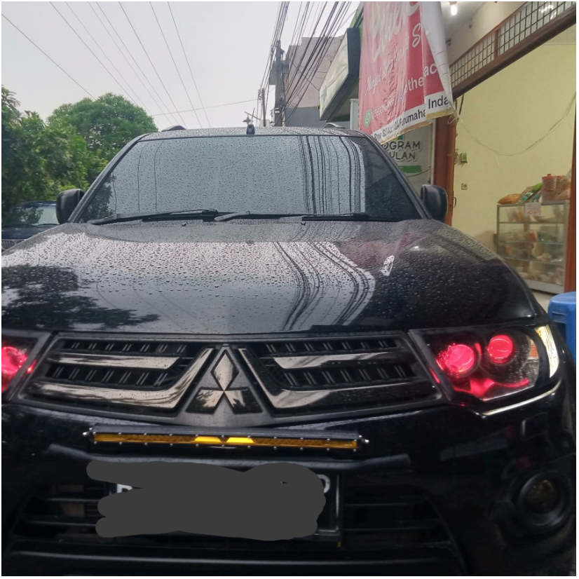 paket custom lampu mobil projie biled Pajero 2011