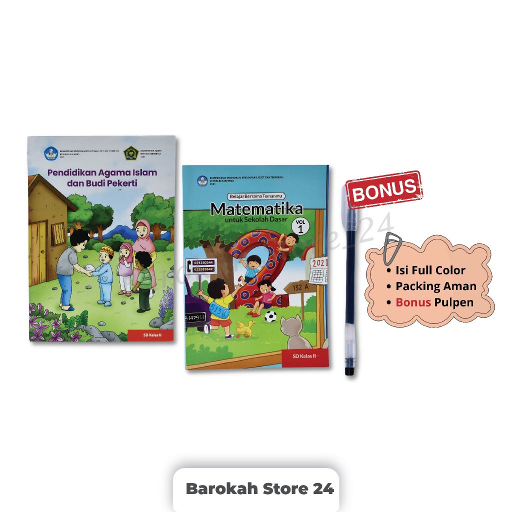 Ready Stok! Original Buku SISWA Kelas 2 SD/MI Buku Cetak Pelajaran Kurikulum Merdeka 2022 Terbaru,Or