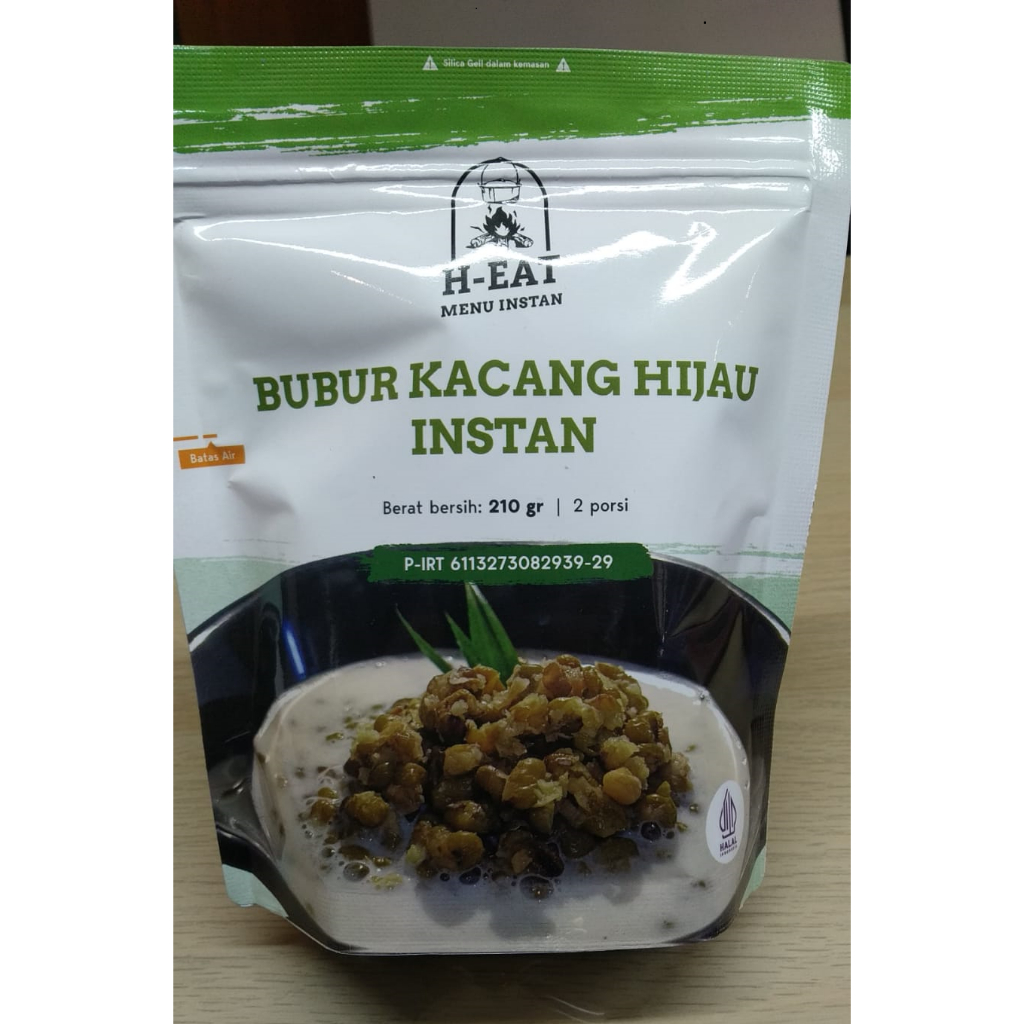 

Menu Kacang Hijau Instan Makanan Hiking H-Eat 210 gr | 2 Porsi