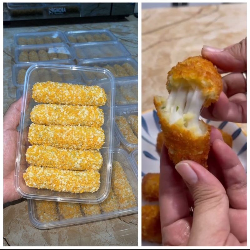 

Potato Croquette Mozzarella / Kroket Kentang Mozzarella