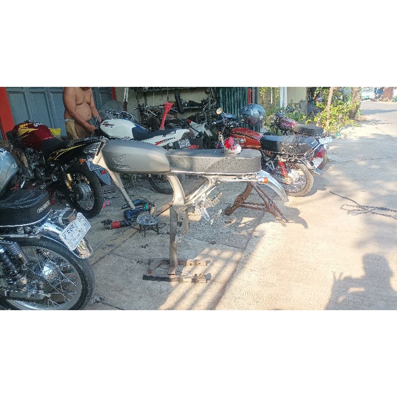 Frame set cb100 body set cb100 siap naik mesin&kaki