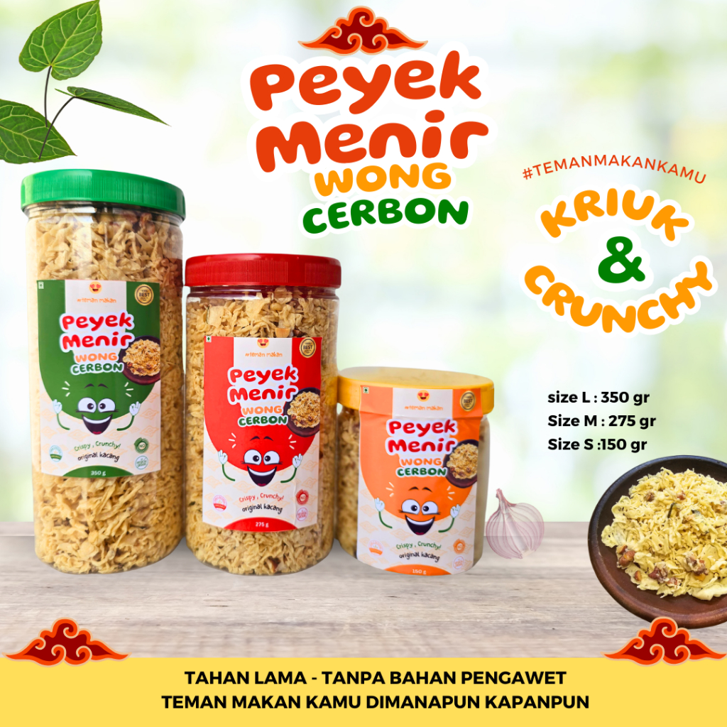 

Peyek Menir Wong Cerbon Temanmakan