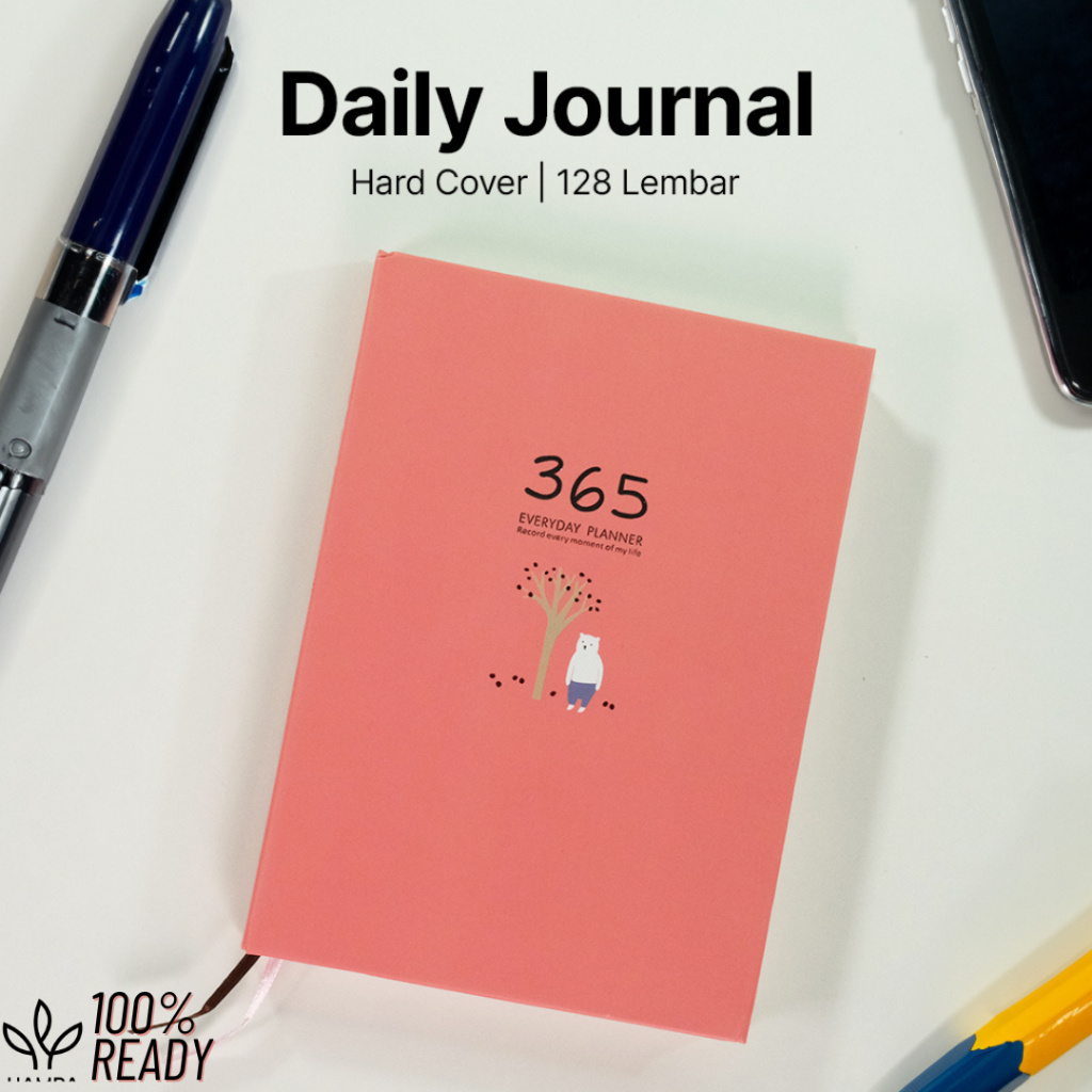

Buku Diary 365 Hari Hardcover Agenda Planner Book / DingDongTu Buku Diary