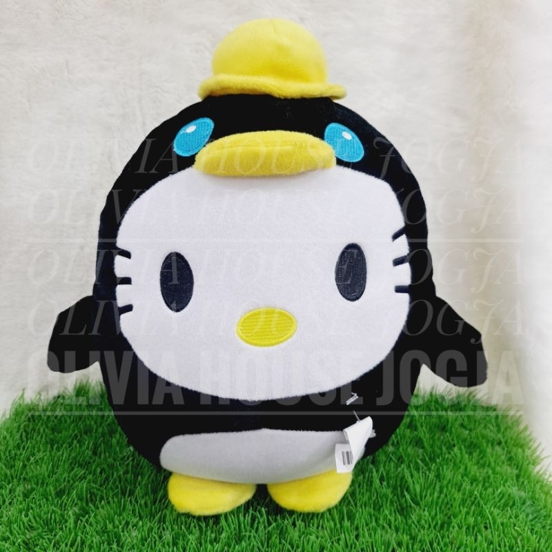 Boneka Hello Kitty Kostum Penguin Boneka Hello Kitty Gembul Boneka Hello Kitty Hitam