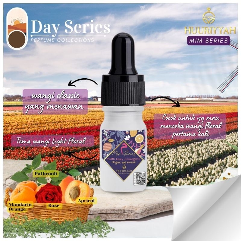 Huuriyyah Day Perfume Mim Series - Parfum Istri Saleha Non Alkohol