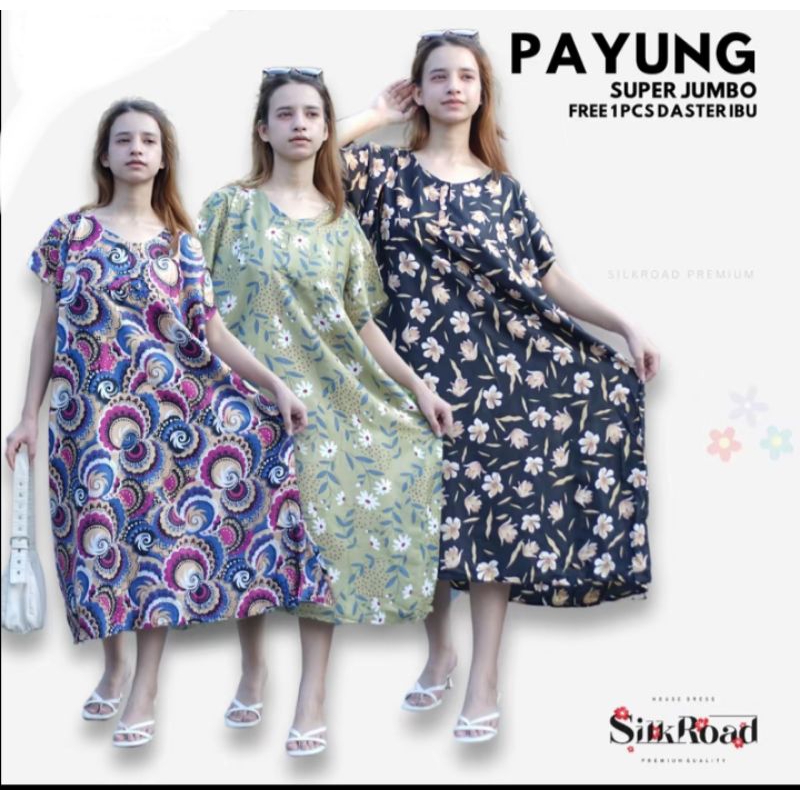 Daster wanita payung JUMBO LD 140 , Daster Murah