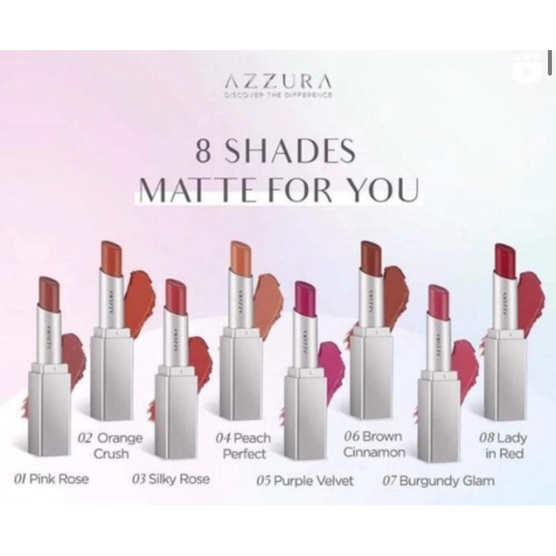 Azzura matte lipstik