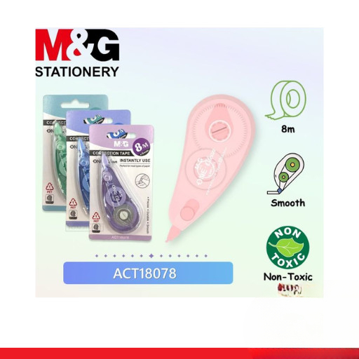 

M&G CORRECTION TAPE ONE CLEAN / TIP EX KERTAS 8M*5MM ACT18078