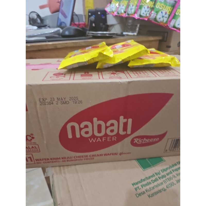 

Wafer Nabati keju 2000an 1dus isi 60pcs