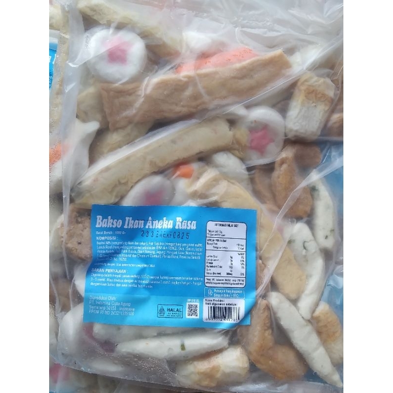 

Bakso seafood 1kg mix