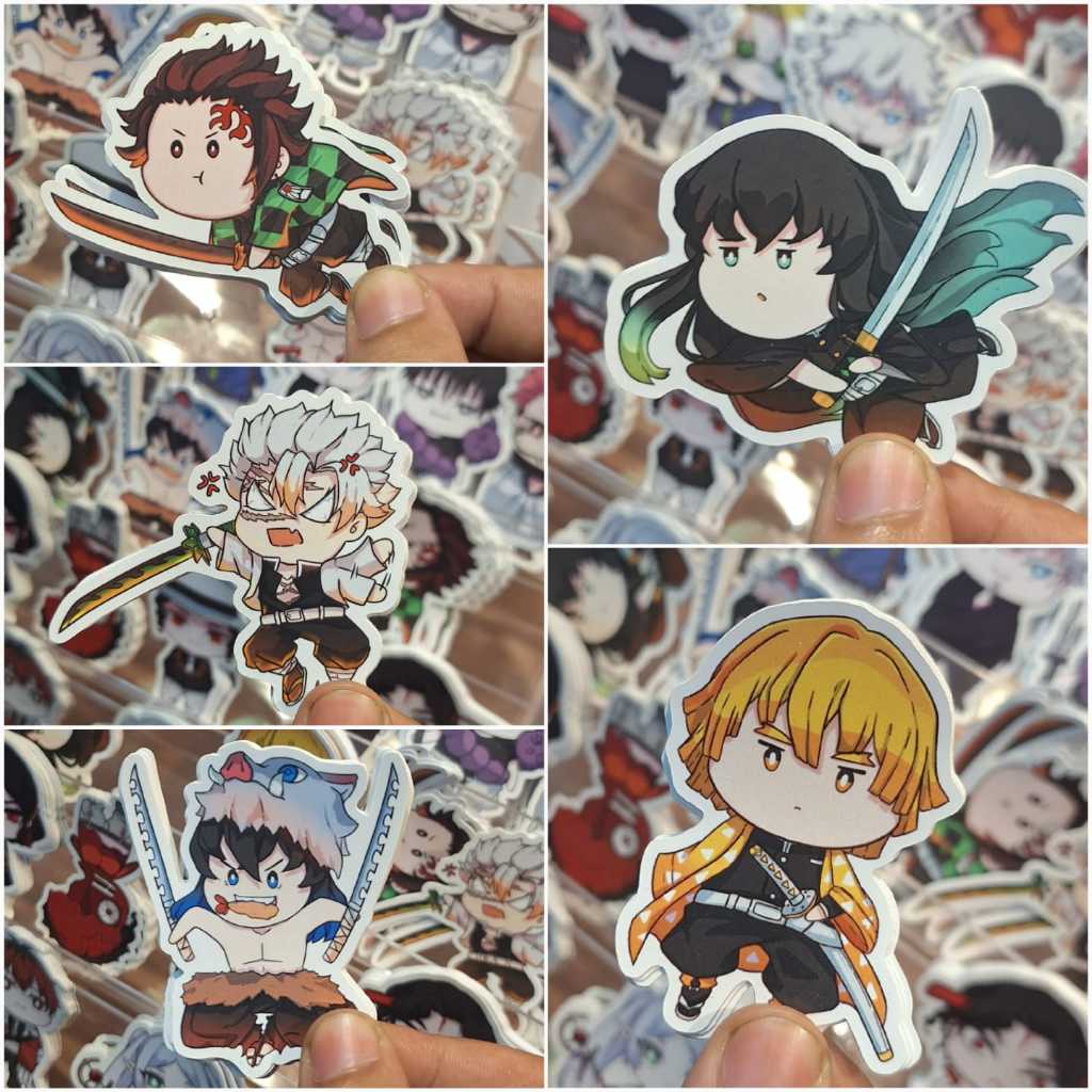 sticker chibi kimetsu no yaiba | aksamerch