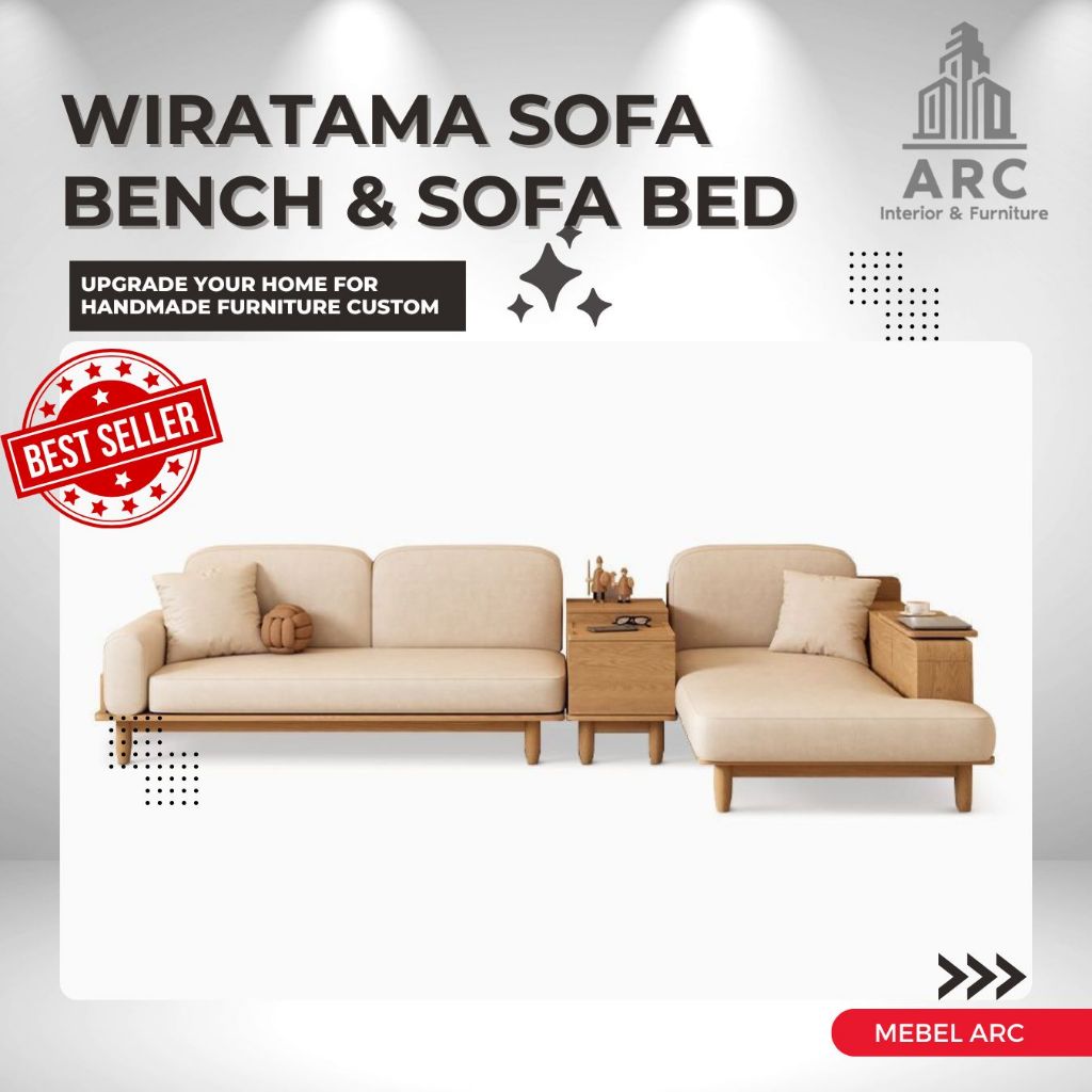 Sofa Bench & Sofa Bed Kayu Jati