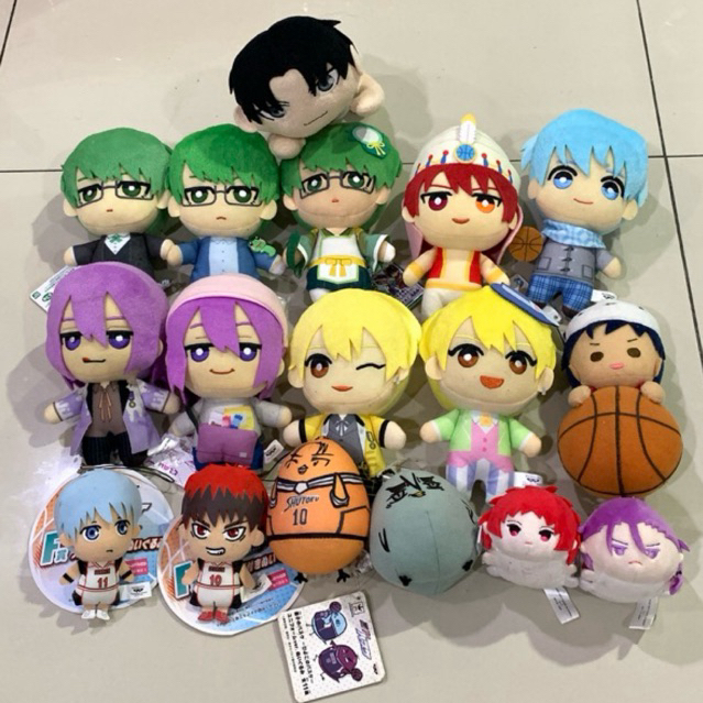 Kuroko no basket kurobas tomonui aomine akashi kise midorima kagami plush