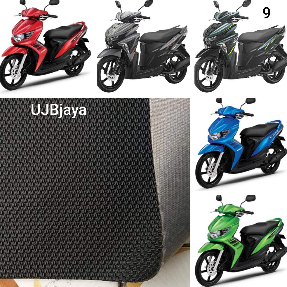 Kulit Jok Motor  Mio Soul GT 115 / Mio Soul GT 125 Standar / Bahan Ori Sarung Jok Motor  Mio Soul GT