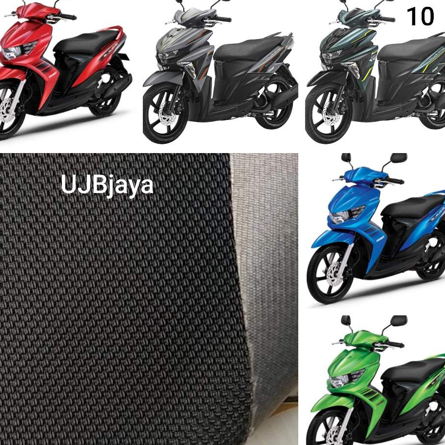 Kulit Jok Motor  Mio Soul GT 115 / Mio Soul GT 125 Standar / Bahan Ori Sarung Jok Motor  Mio Soul GT
