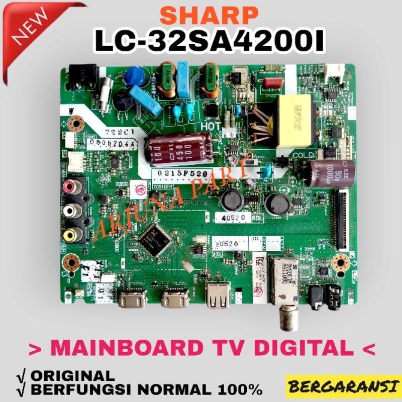 MAINBOARD TV SHARP LC-32SA4200I / MB TV SHARP LC-32SA4200I / MODUL TV SHARP LC-32SA4200I / MESIN TV 