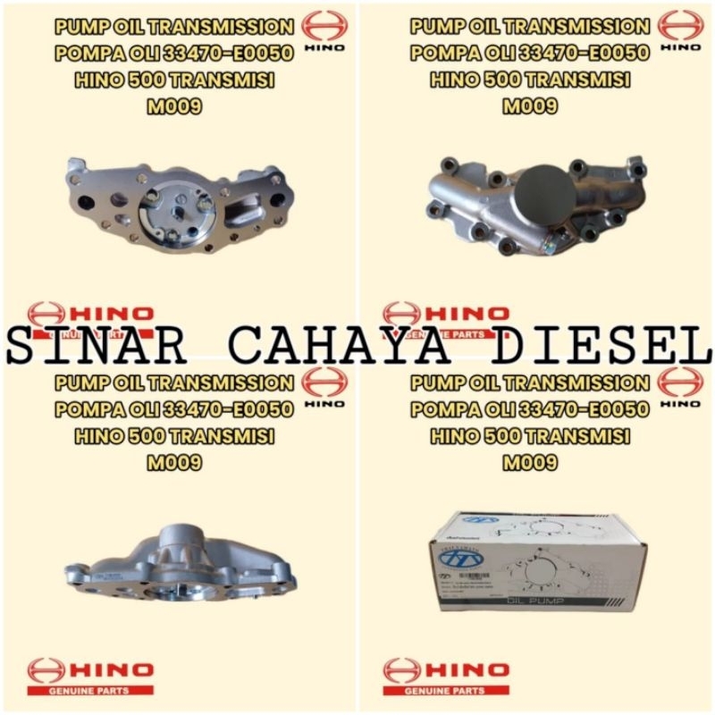 POMPA OLI 33470-E0050 PUMP OLI TRANSMISI M009 FM260JD HINO 500