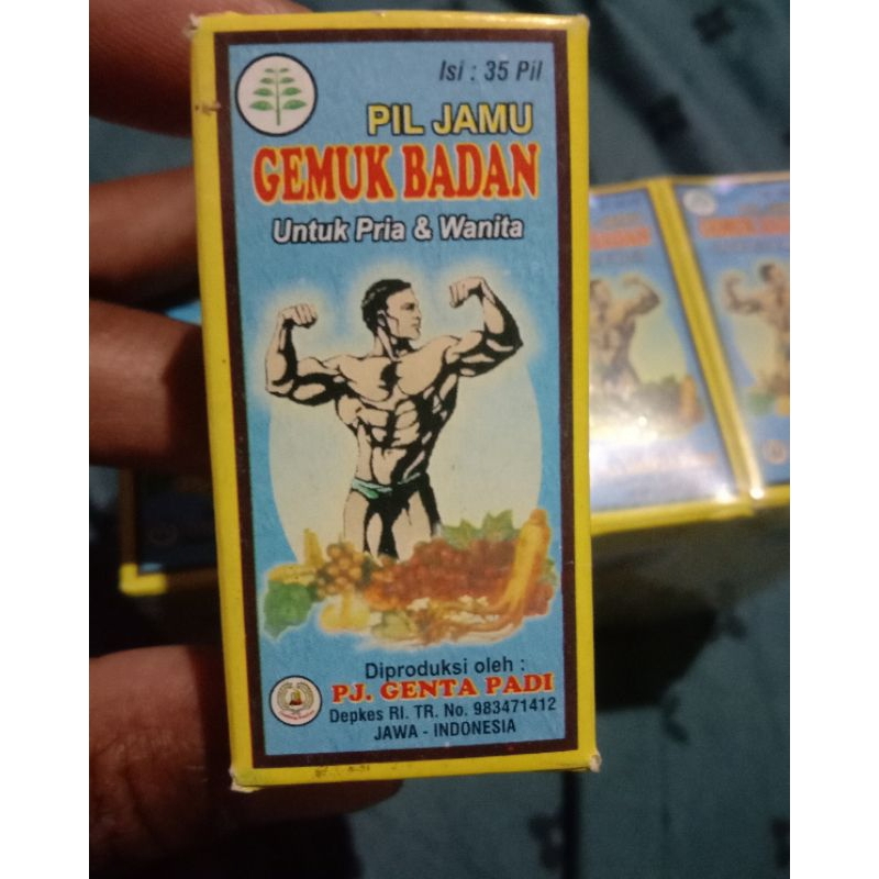 Pil jamu Gemuk badan (Pria&wanita)-35pil