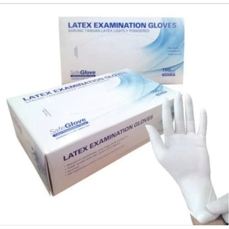 TM 100 pcs Sarung Tangan Latex