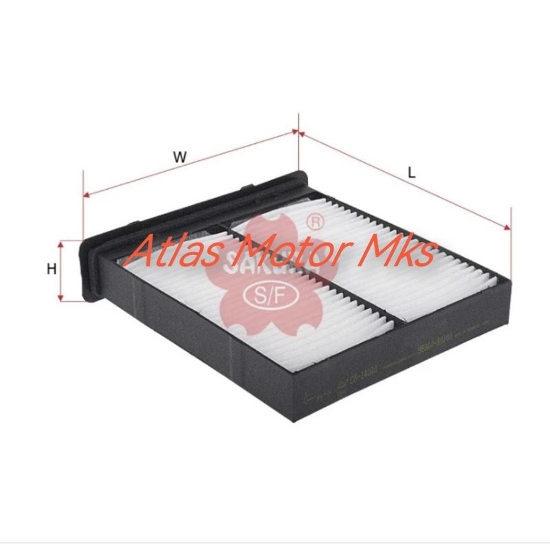 [1PC][CA-14040] CABIN AIR FILTER AC SUZUKI SX-4 / SX4 / X-OVER / X OVER - SAKURA CA-14040