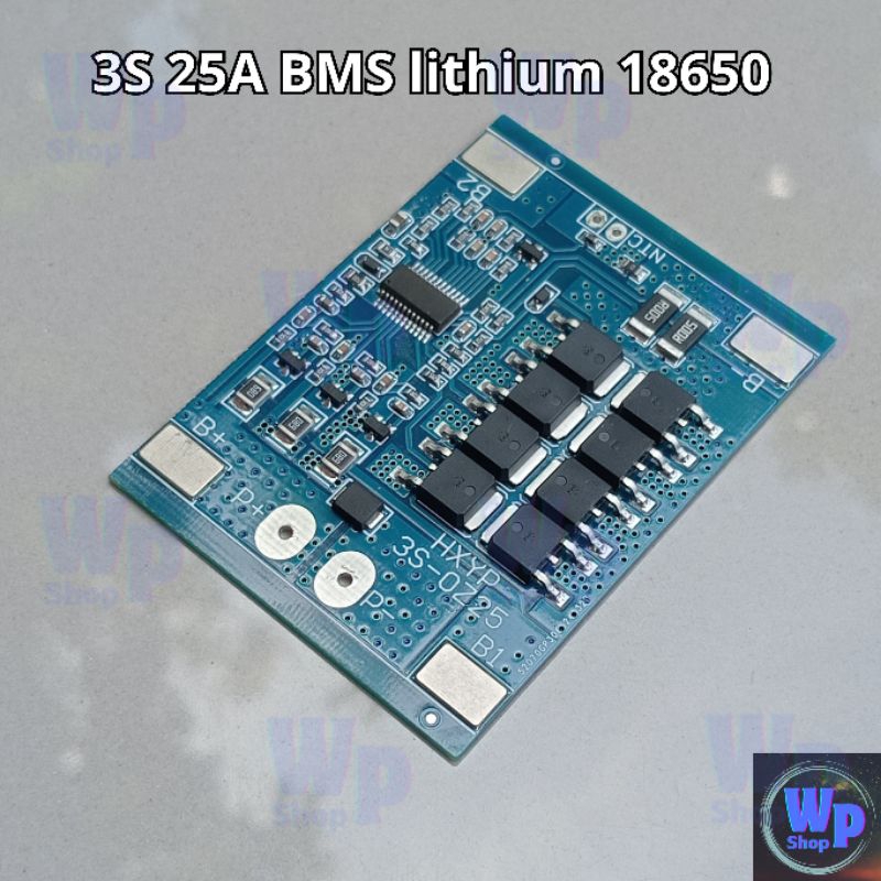 BMS 3S 25A Bms 18650 Li-ion Lipo Baterai Lithium Perlindungan Papan Sirkuit Modul Anti-overcharge de