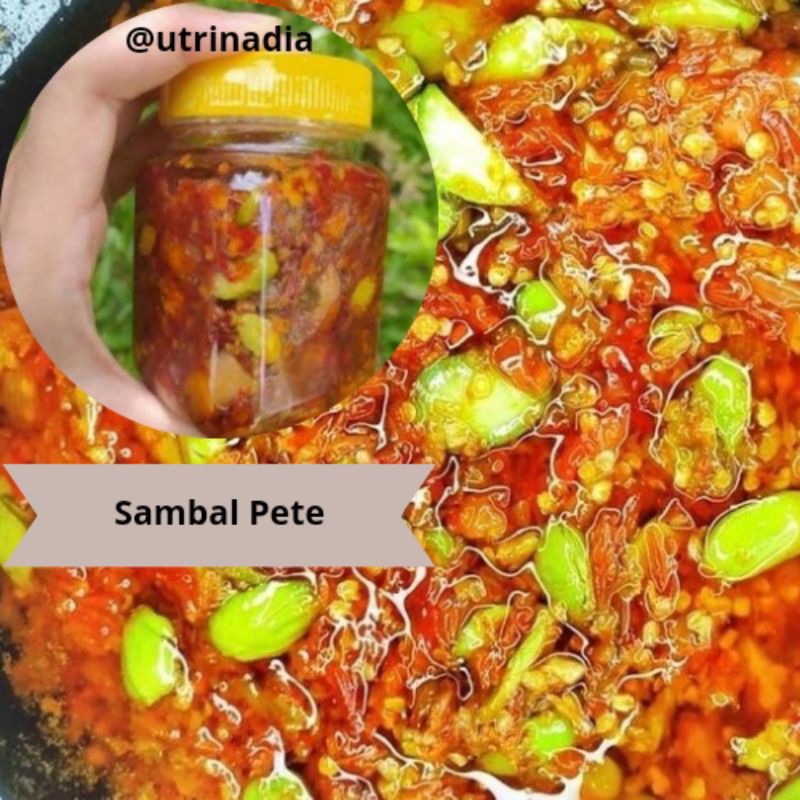 

Sambal Pete 150 gr - Makanan Rumahan Buatan Sendiri - Food