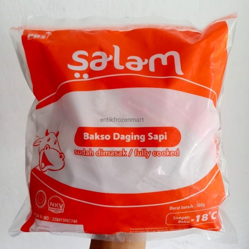 

Bakso Kerikil Salam Sapi Berat 500 gram