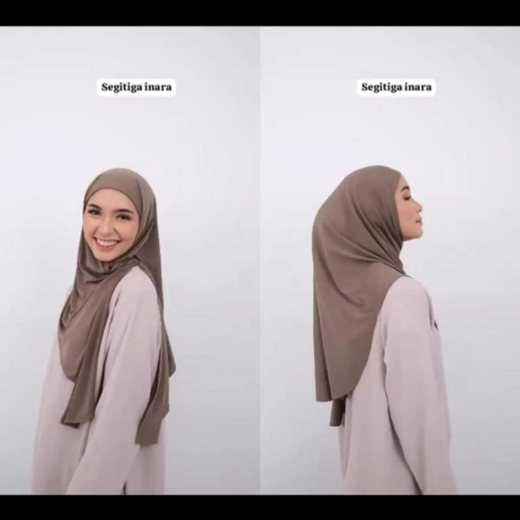 Hijab Instan Segitiga Jersey Inara / Hijab Segitiga Instan / Hijab Instan Segitiga Jersey / Hijab In
