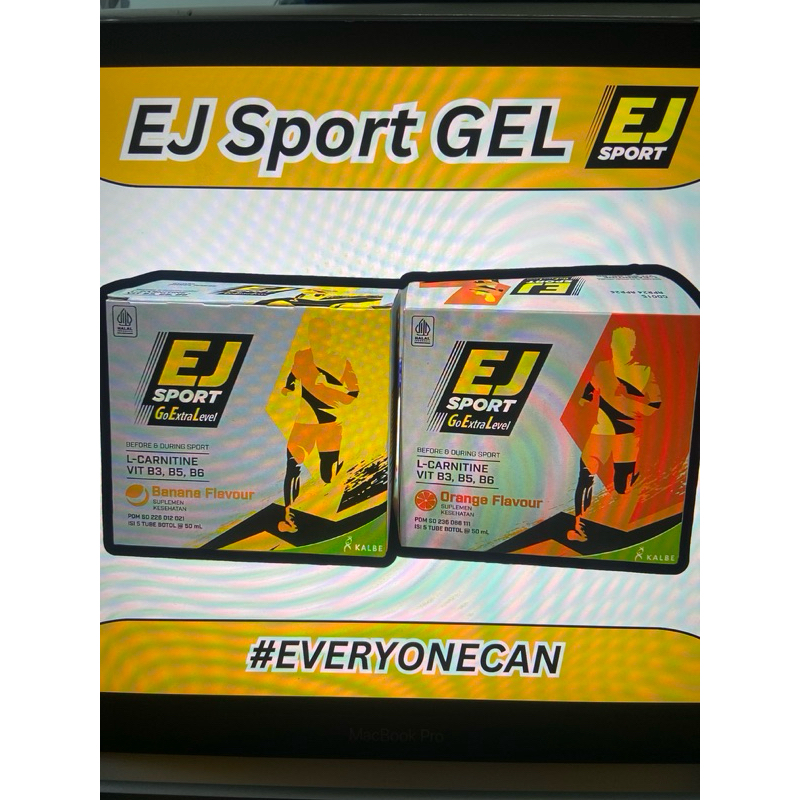 

EJ Sport Gel Bundling Banana & Orang 5 Tube. 100% Original