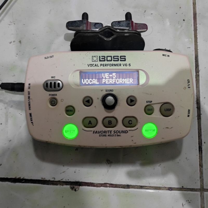 Efek Vocal BOSS VE-5 (plus adaptor original) 2nd