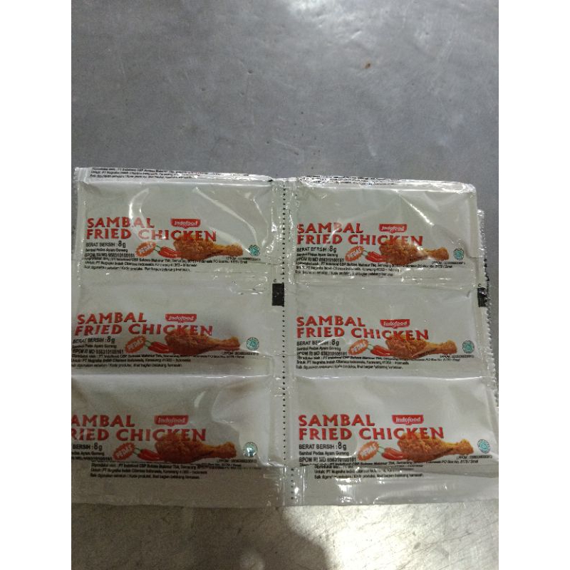 

sambal caos chiken isi 24 saset