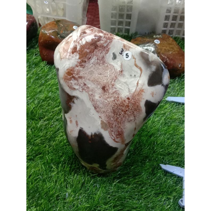 BATU CERNELIAN MOTIF MACAN (PRIPOM)