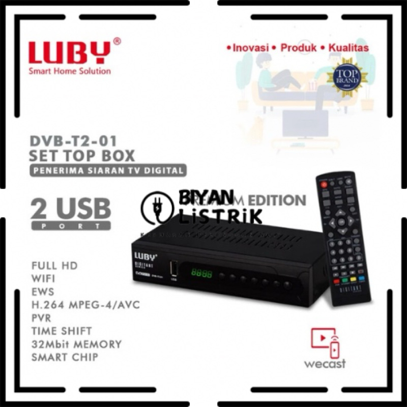 LUBY SET TOP BOX LUBY DVB-T2-01
