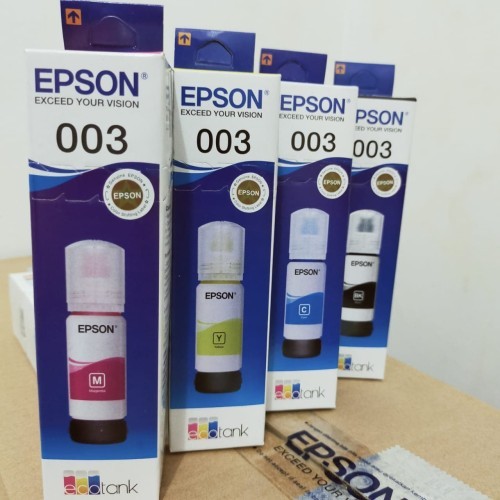 TINTA EPPSON 003 ORIGINAL 1SET L1110 L3100-L3101 L3110 L3150 L5190