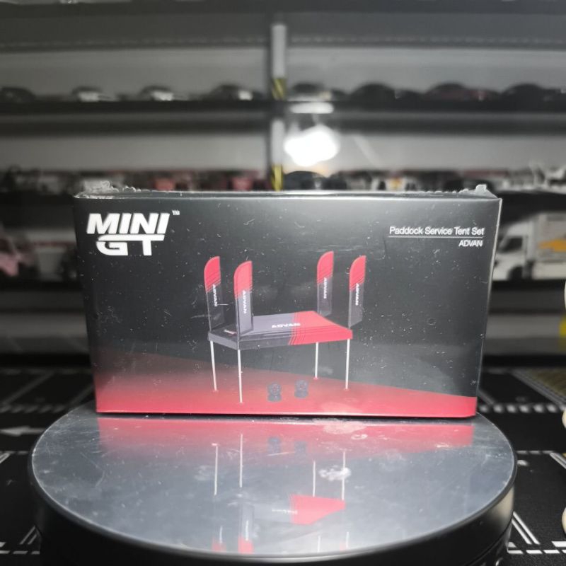 mini gt paddock service tent set advan #ac20