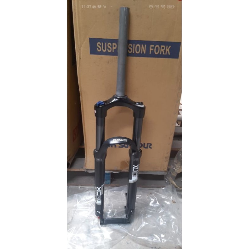 Fork 27.5 Suntour XCR Air T120 Lock Rebound Oversize QR Stanchion Hitam