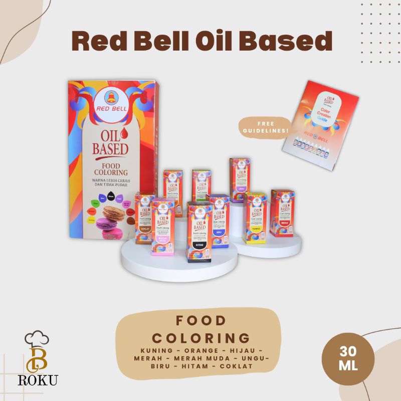 

Red Bell Oil Based Food Coloring / Pewarna Makanan 30 ml