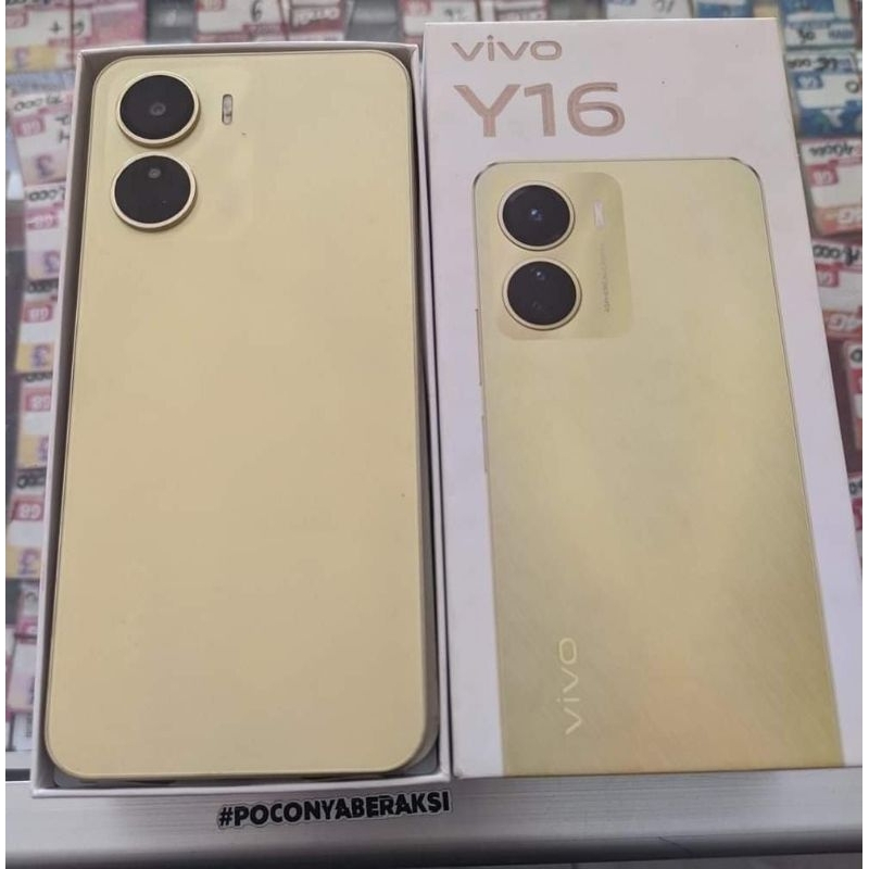 Vivo Y16 4/128 lengkap seken