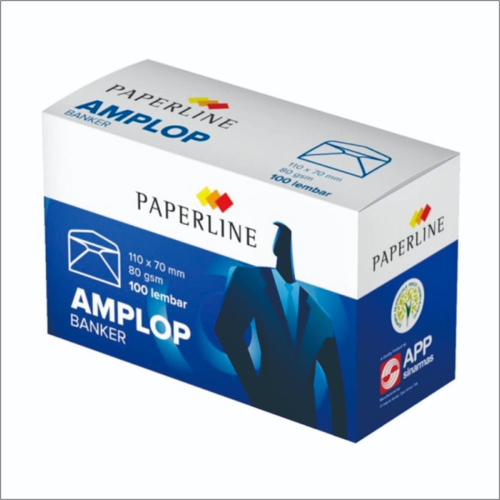 

(Pcs) Amplop Paperline Biru 80G