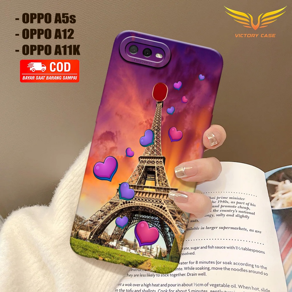 New Paris Case - Softcase Oppo A5s / A12 / A11k - Terbaru - Case Hp Oppo A5s / A12 / A11k - Casing O