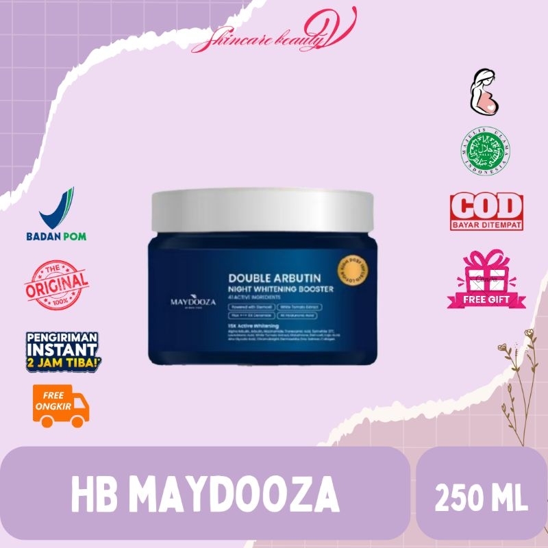 MAYDOOZA - (READY)Body lotion biru infused whitening 15× active whitening + 41× active