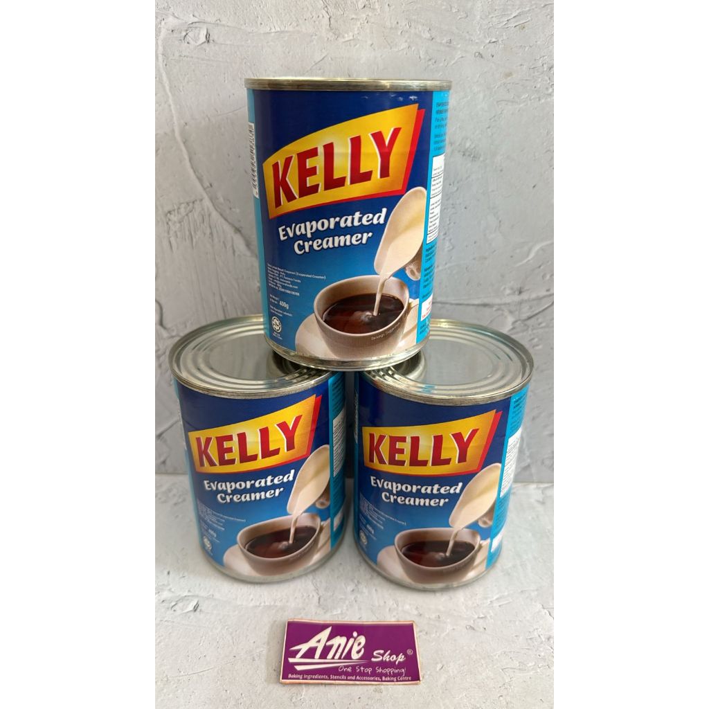 

susu evaporasi/evaporate milk merk kelly 400gram