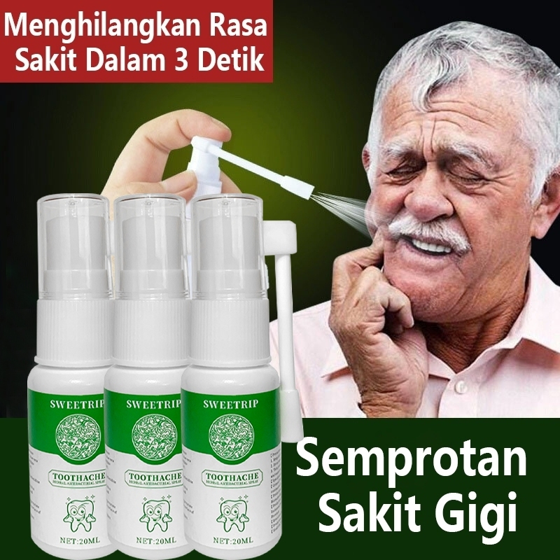 Sweetrip Obat Sakit Gigi Obat Sakit Gigi Semprot Pereda Nyeri Sakit Berlubang Ampuh Obat Sakit Gigi 